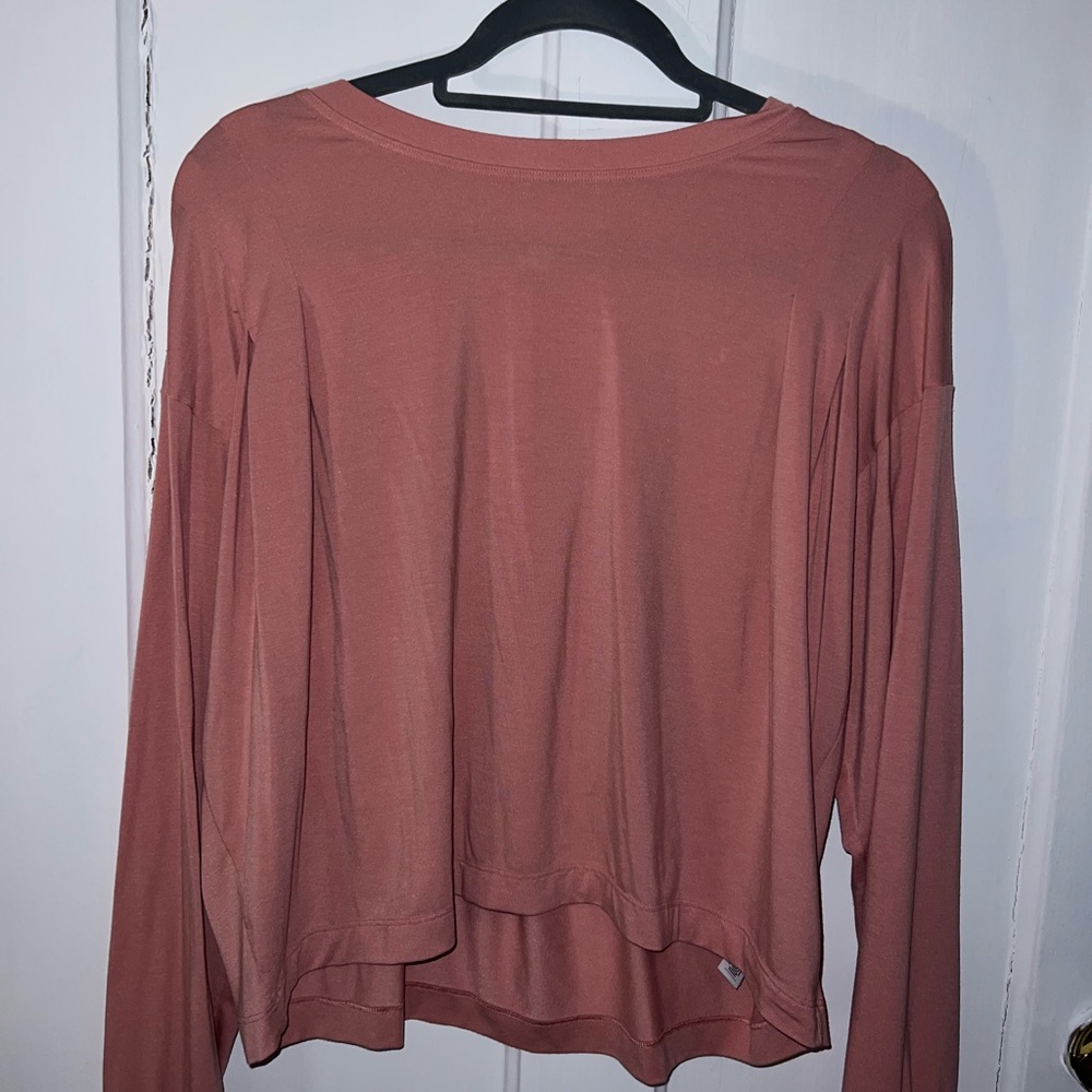 Athleta Pink Long Sleeve Blouse